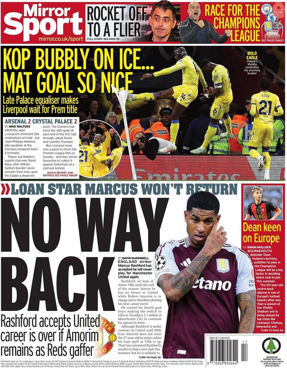 Loan star Marcus won't return: No way back