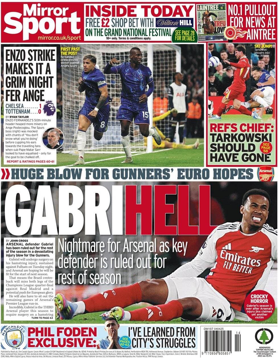 Huge blow for Gunners' Euro hopes