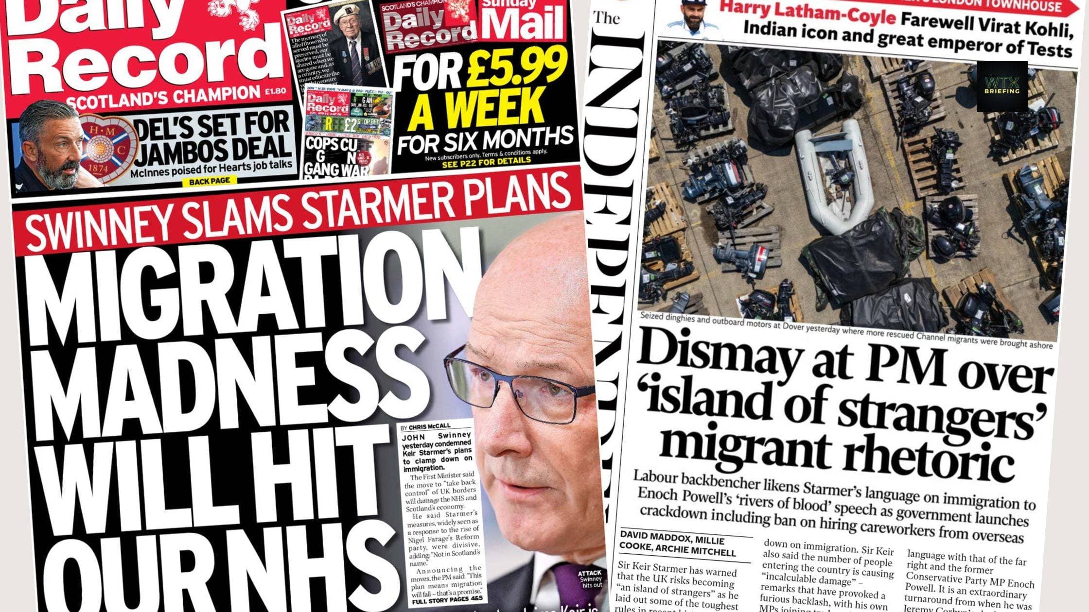 Immigration crackdown ridiculed | Paper Talk UK 