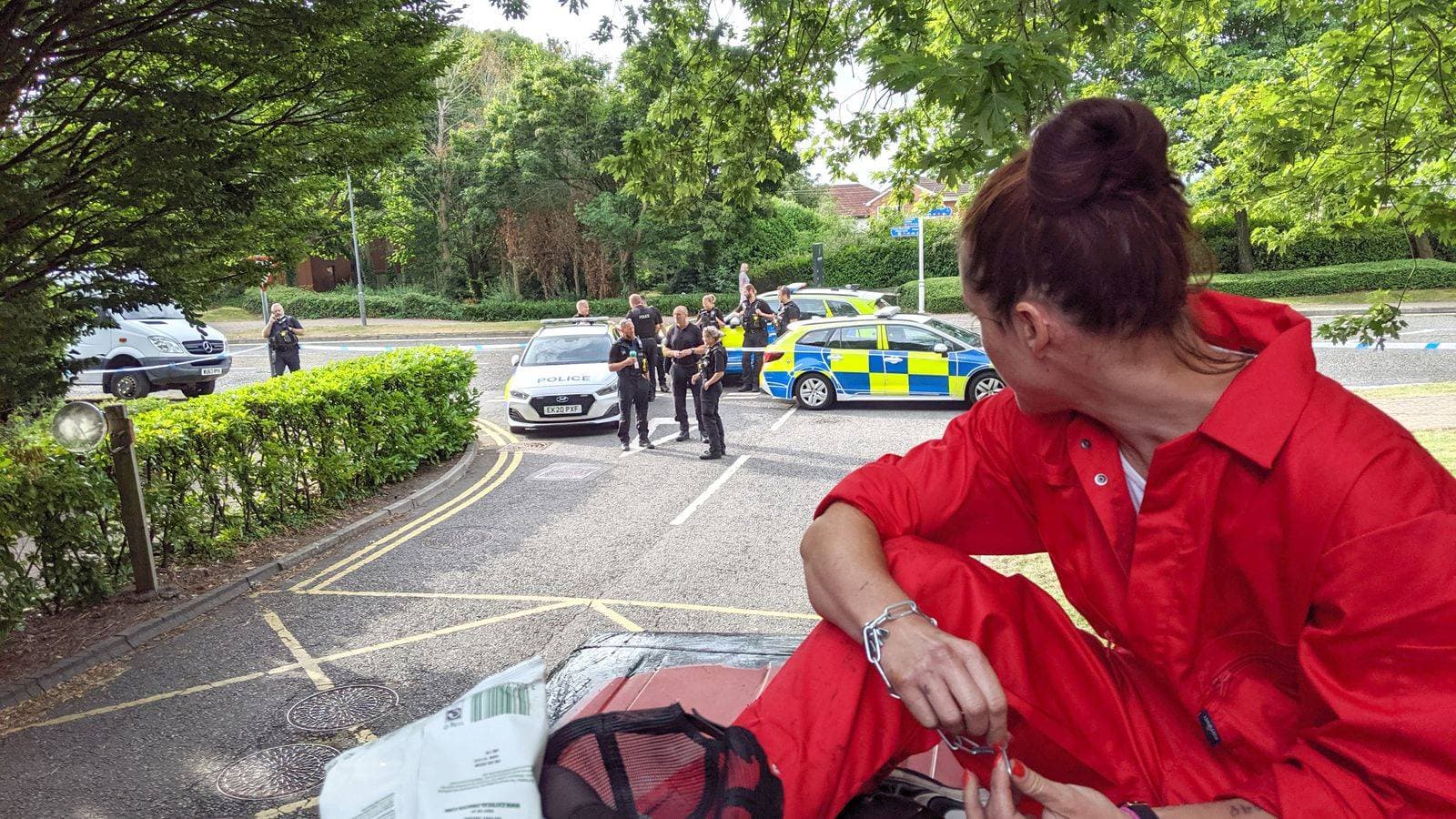 Two people arrested after Palestine Action claimed it blocked Israeli defence firm's UK site