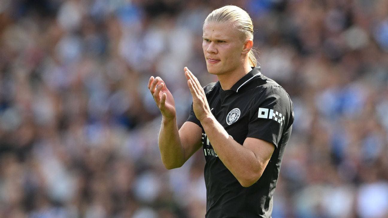 Guardiola disputes Slot claim, puts Haaland 'above' Isak